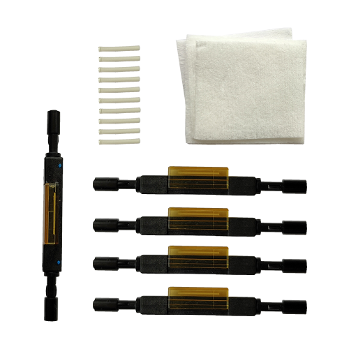 Mechanical splice for joint optical fiber